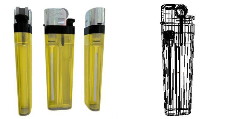 Briquet électronique - 3 €uros dont la moitié pour la Fondation Blender Briquet électronique - 3 €uros dont la moitié pour la Fondation Blender