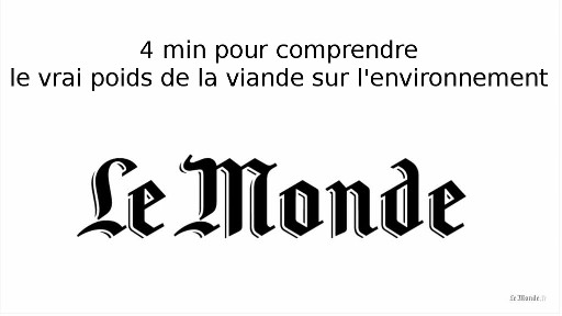 4 min pour comprendre le vrai poids de la viande sur l'environnement